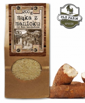 MĄKA Z MANIOKU GRUBOZMIELONA GARI 200 G